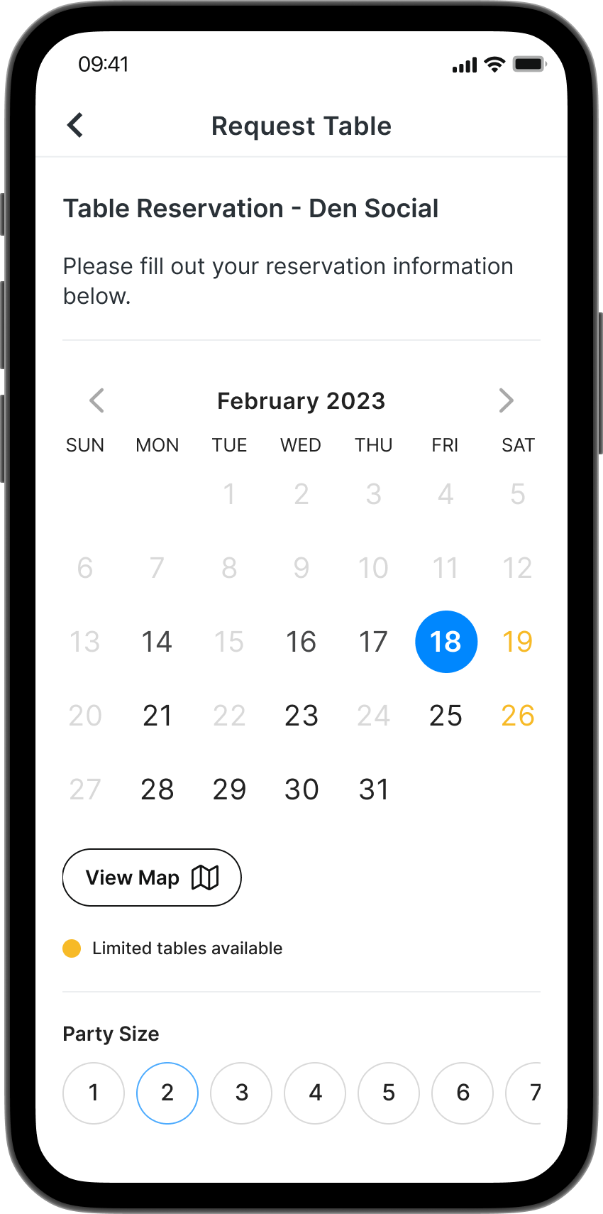 Select Date