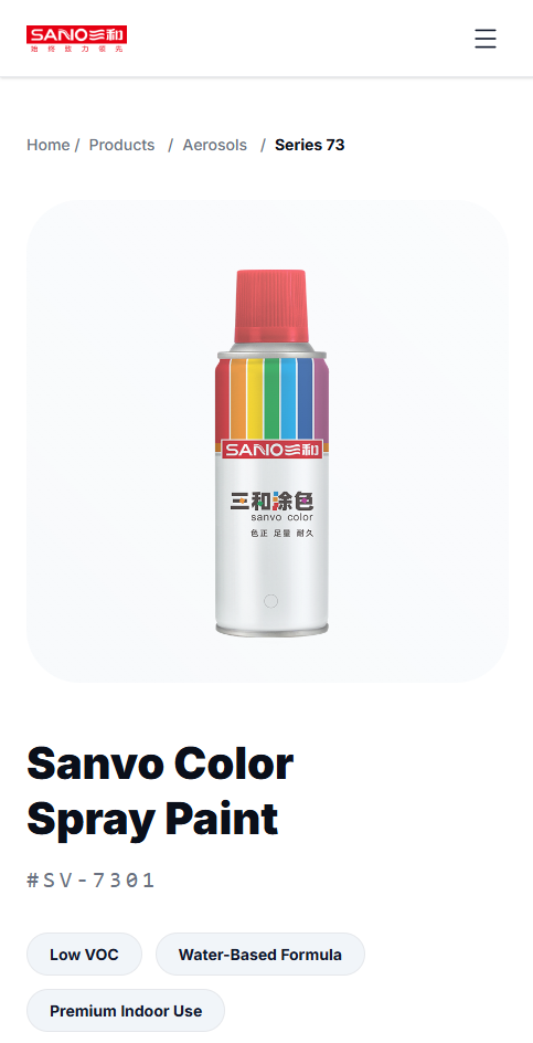 SANVO Product Detail